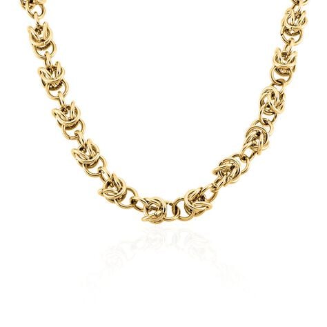 Collier Huda Acier Jaune - Colliers fantaisie Femme | Histoire d&rsquo;Or