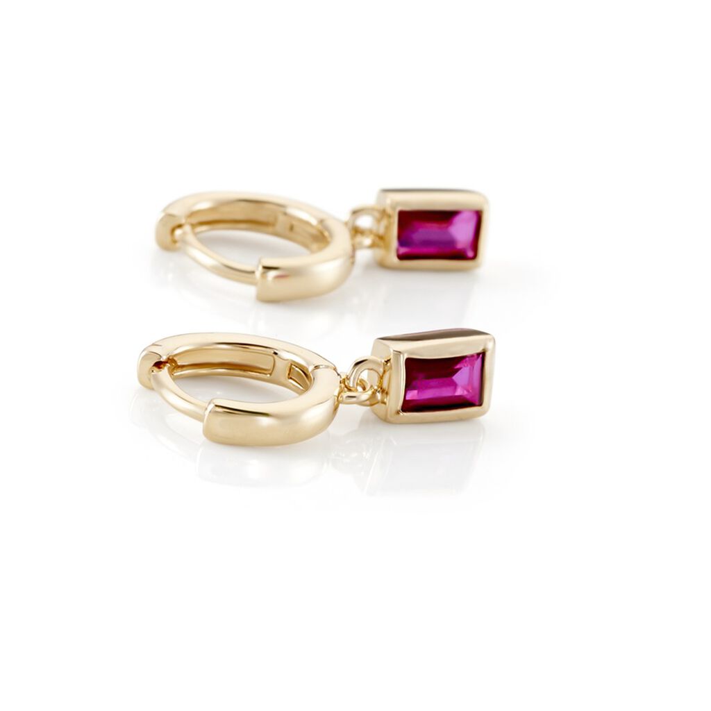 Créoles Plaqué Or Linnert Spinelles - Boucles d'oreilles créoles Femme | Histoire d’Or