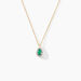Collier Juliettina Or Jaune Emeraude Diamant - Colliers Femme | Histoire d’Or