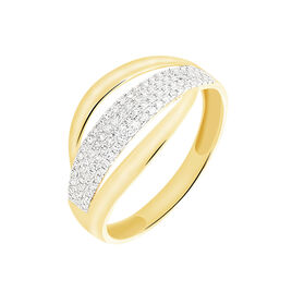 Bague Xenia Or Jaune Diamant - Bagues avec pierre Femme | Histoire d’Or