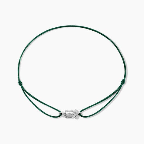 Bracelet Raven Argent Blanc - Bracelets cordon Femme | Histoire d&rsquo;Or