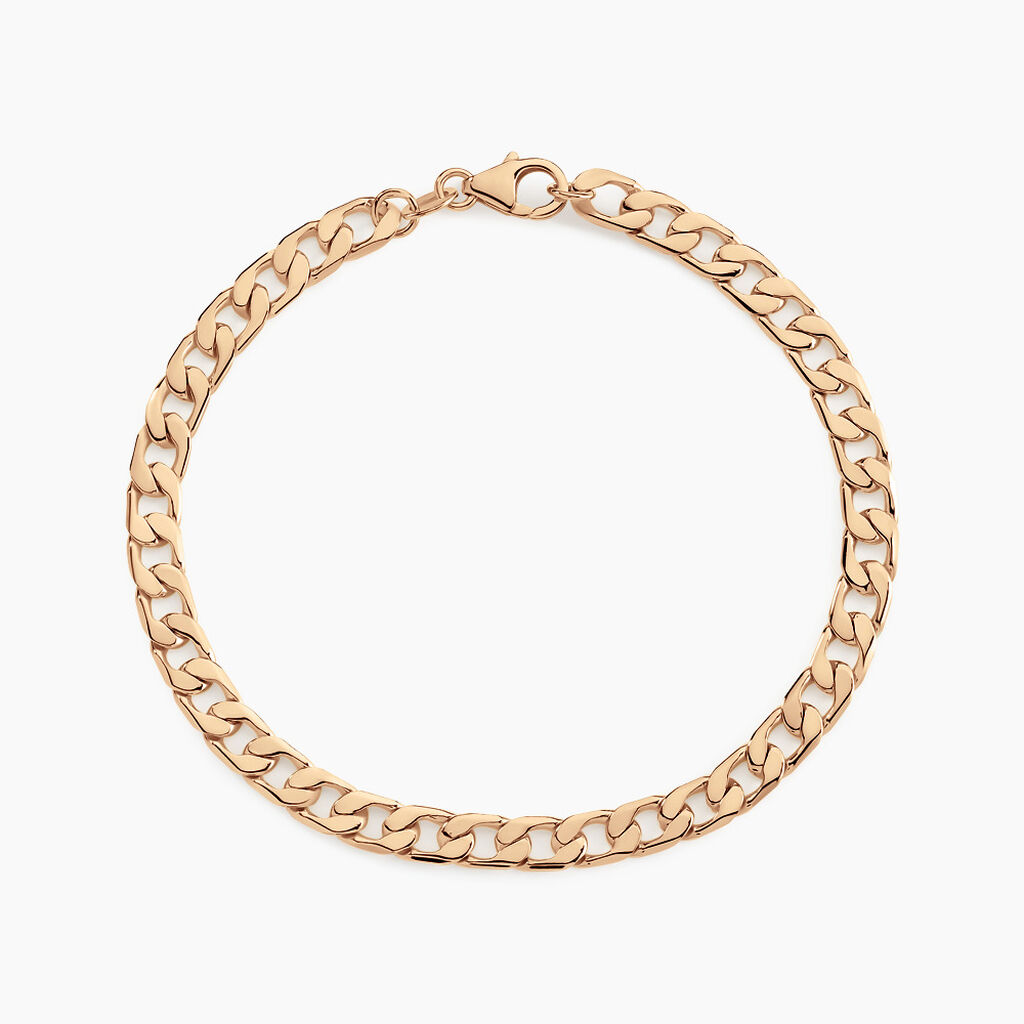 Bracelet Plaqué Or Jaune Clement - Bracelets chaîne Homme | Histoire d’Or