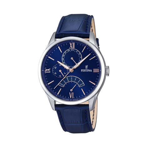 Montre Festina Retro Bleu - Montres Homme | Histoire d’Or