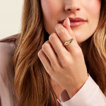 Bague Georgios Or Jaune Diamant - Bagues avec pierre Femme | Histoire d&rsquo;Or