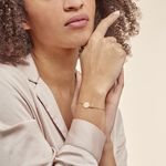 Bracelet Giusto Plaque Or Oxyde De Zirconium - Bracelets Femme | Histoire d&rsquo;Or