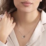Collier Diana Argent Blanc Oxyde De Zirconium - Colliers fantaisie Femme | Histoire d&rsquo;Or