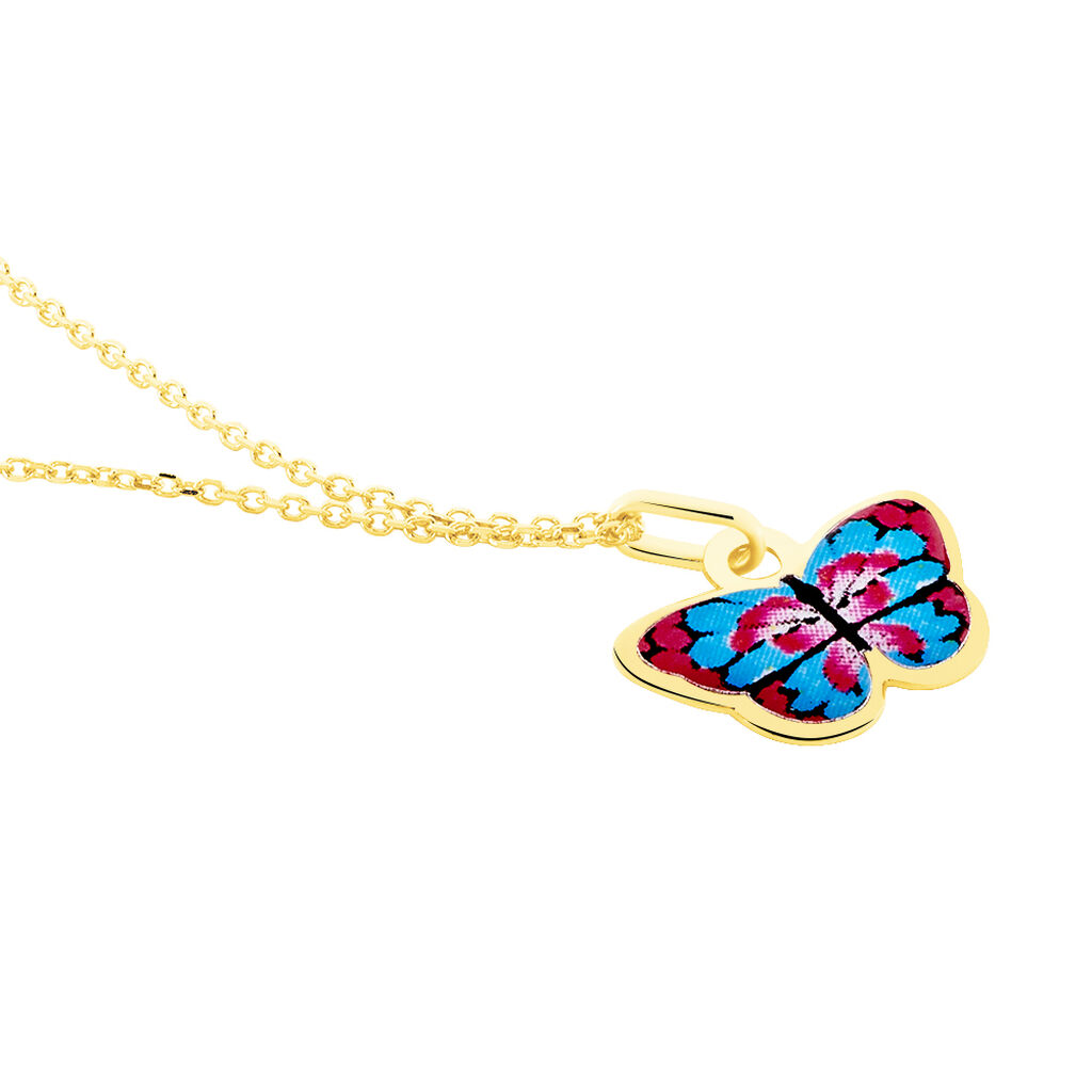 Collier Sulivia Papillon Or Jaune - Colliers Enfant | Histoire d’Or