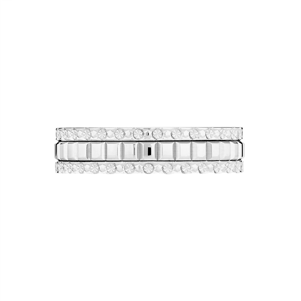 Alliance Herma Ruban Plat Or Blanc - Alliances Femme | Histoire d’Or