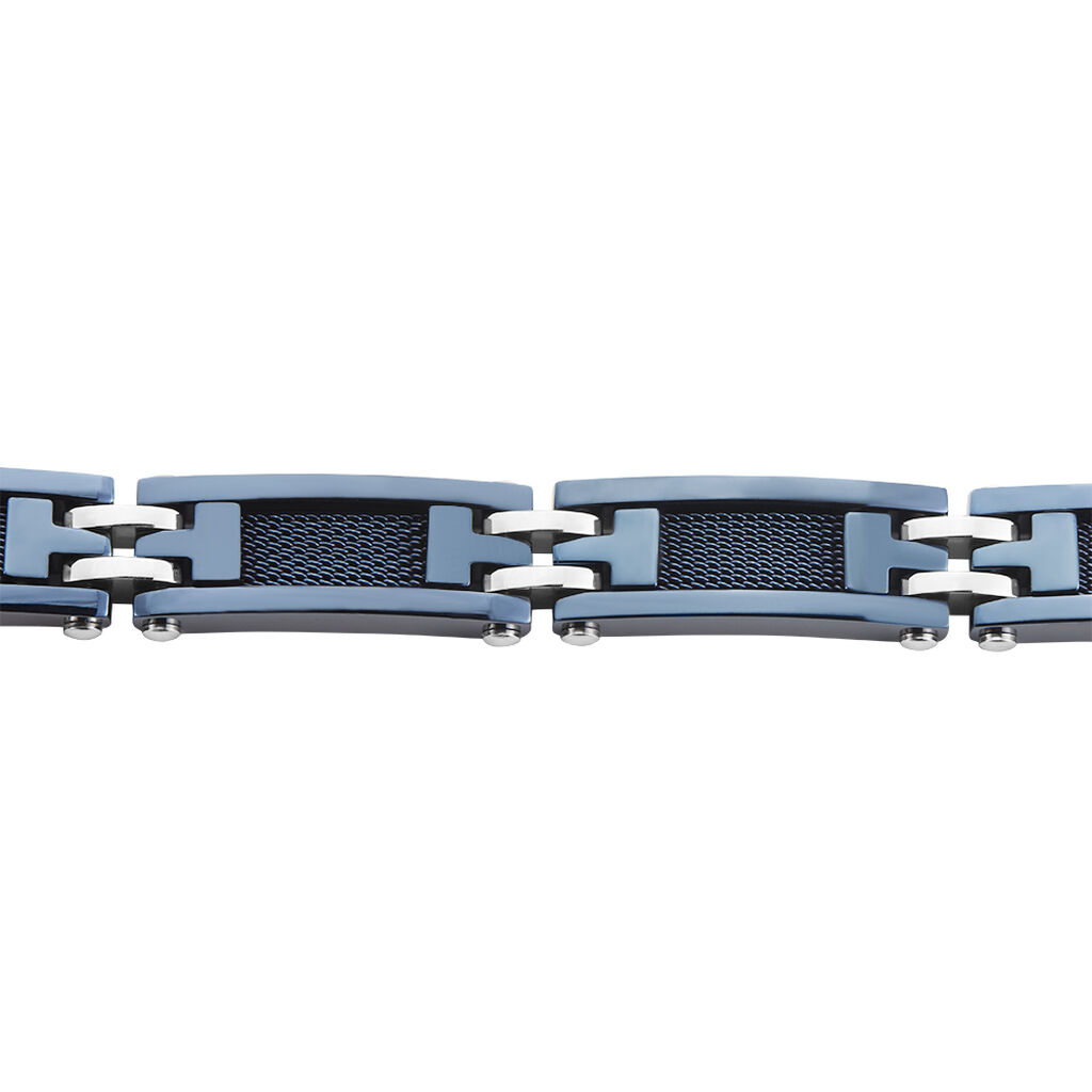 Bracelet Jourdan Zephir Acier Bleu - Bracelets Homme | Histoire d’Or