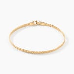 Bracelet Or Jaune Izel Maille Anglaise - Bracelets cha&icirc;ne Femme | Histoire d&rsquo;Or