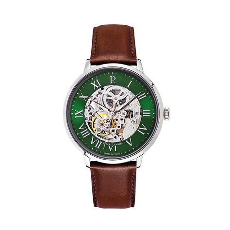 Montre Pierre Lannier Automatique 42 Vert - Montres Homme | Histoire d&rsquo;Or