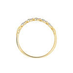 Bague Berinice Or Jaune Diamant - Bagues avec pierre Femme | Histoire d&rsquo;Or