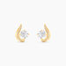 Boucles D'oreilles Puces Sevde Or Jaune Oxyde De Zirconium - Clous d'oreilles Femme | Histoire d’Or