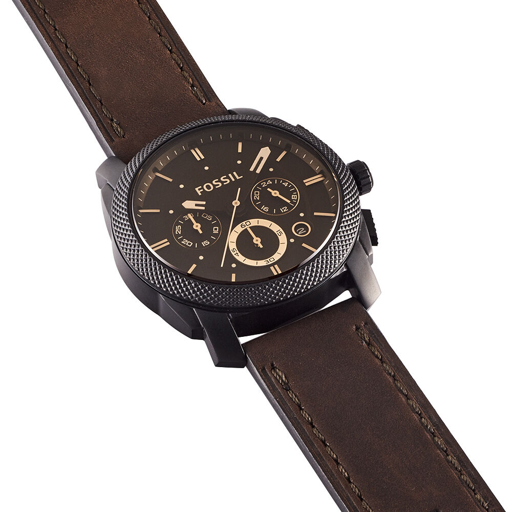 Montres Fossil FS4656IE Acier Boucle Ardillon Noir Ronde - HIMHN1M0070 •  Histoire d'Or