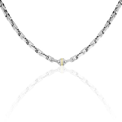 Collier Astrig Or Acier Bicolore - Colliers Homme | Histoire d’Or