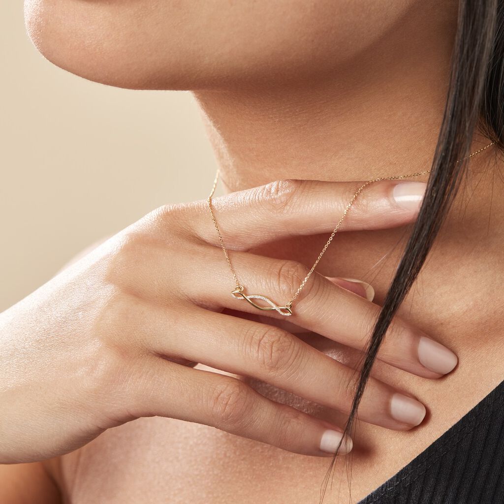 Collier Or Jaune Quintia - Colliers Femme | Histoire d’Or