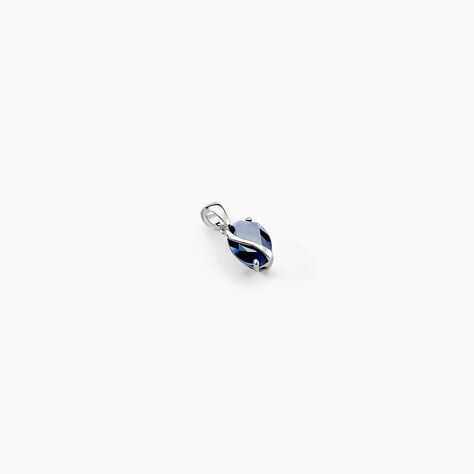Pendentif Prudencia Or Blanc Saphir - Pendentifs Femme | Histoire d’Or