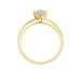 Bague Solitaire Or Jaune Diamant Synthetique - Bagues solitaires Femme | Histoire d’Or