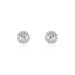 Boucles D'oreilles Puces Eternite Argent Blanc Oxyde De Zirconium - Boucles d'oreilles fantaisie Femme | Histoire d’Or