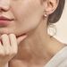 Boucles D'oreilles Puces Berangere Cercle Or Bicolore - Clous d'oreilles Femme | Histoire d’Or