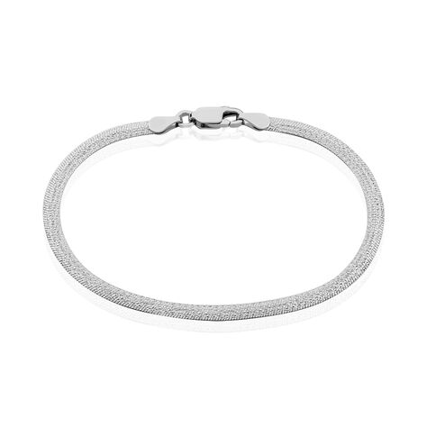 Bracelet Zoubeida Argent Blanc - Bracelets chaîne Femme | Histoire d’Or