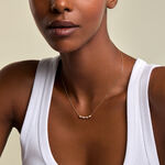Collier Helena Argent Dor&eacute; A L'Or 750/1000 Perle De Culture Oxyde De Zirconium - Colliers Femme | Histoire d&rsquo;Or