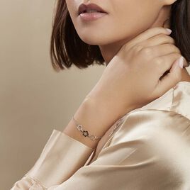 Bracelet Lucilla Argent Blanc - Bracelets fantaisie Femme | Histoire d’Or