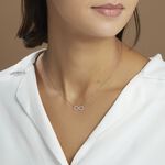 Collier Klothilda Or Blanc Oxyde De Zirconium - Colliers Femme | Histoire d&rsquo;Or