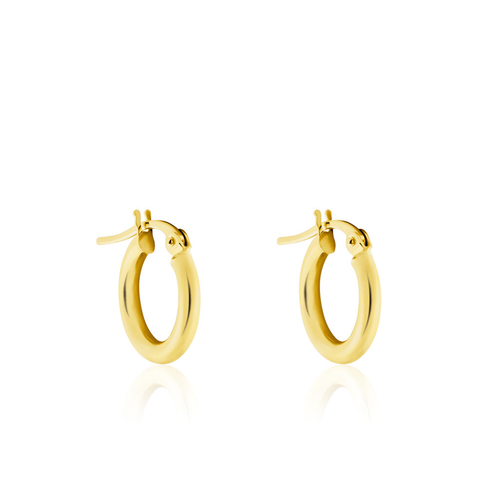 Créoles Verania Or Jaune - Boucles d'oreilles créoles Femme | Histoire d’Or