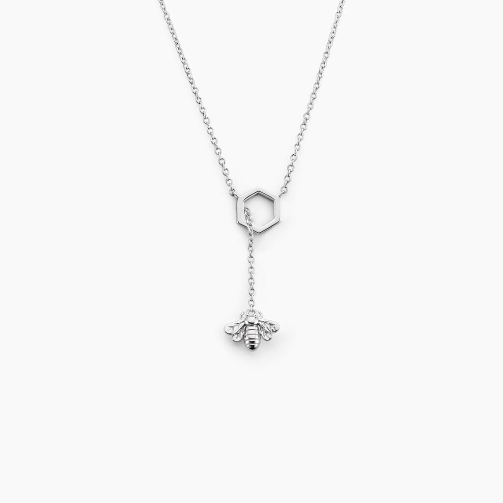 Collier Honey Argent Blanc - Colliers fantaisie Femme | Histoire d’Or