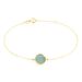 Bracelet Or Jaune Florica Amazonite - Bracelets Femme | Histoire d’Or