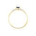 Bague Jehane Or Jaune Saphir Et Diamant - Bagues solitaires Femme | Histoire d’Or