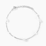 Bracelet Onassis Argent Blanc Perle De Culture - Bracelets Femme | Histoire d&rsquo;Or