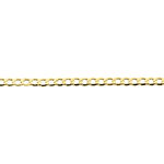 Bracelet Iris Or Jaune Maille Gourmette - Bracelets cha&icirc;ne Femme | Histoire d&rsquo;Or