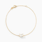 Bracelet Gatsby Or Jaune Oxyde De Zirconium - Bracelets Femme | Histoire d&rsquo;Or