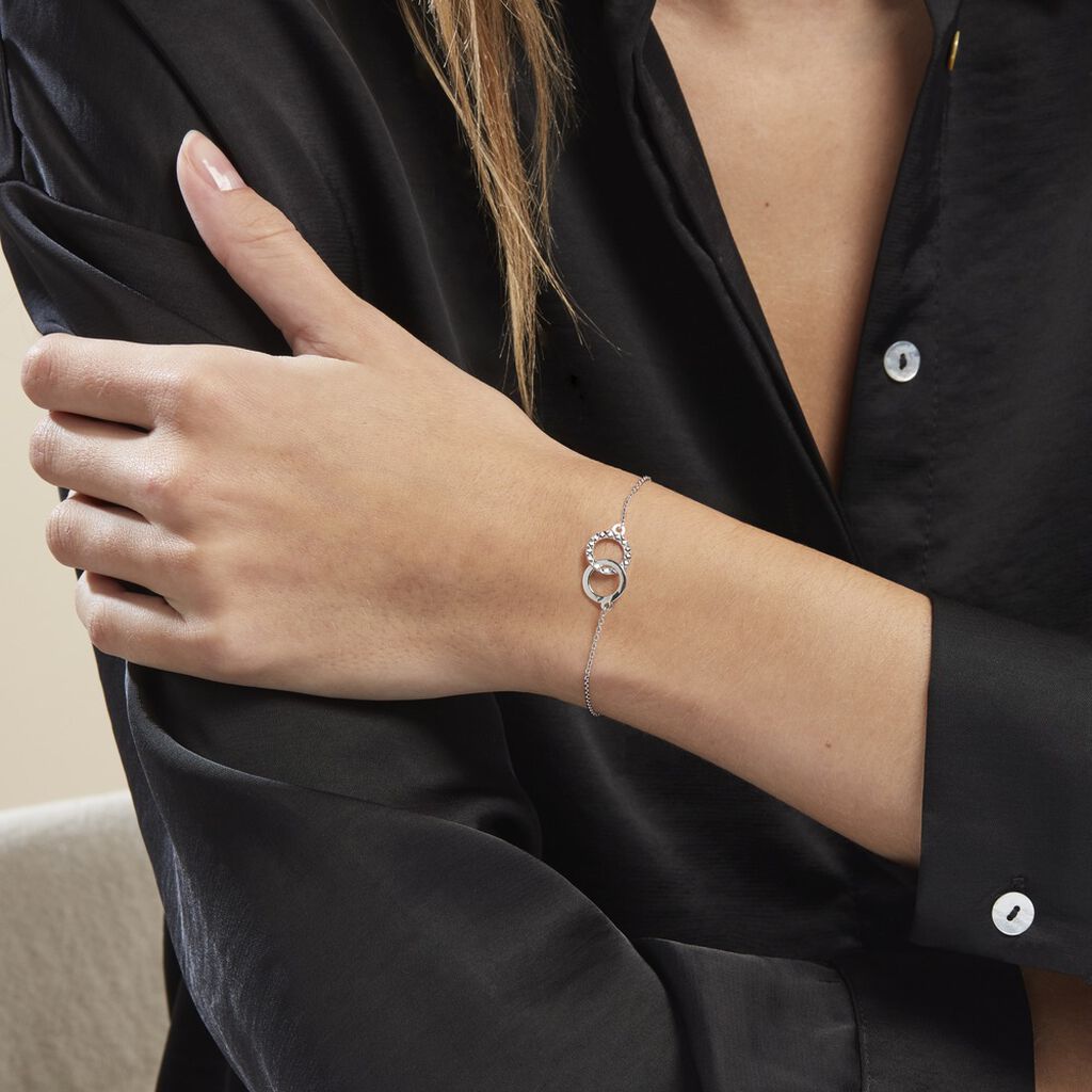 Bracelet Argent Blanc Ula - Bracelets Femme | Histoire d’Or