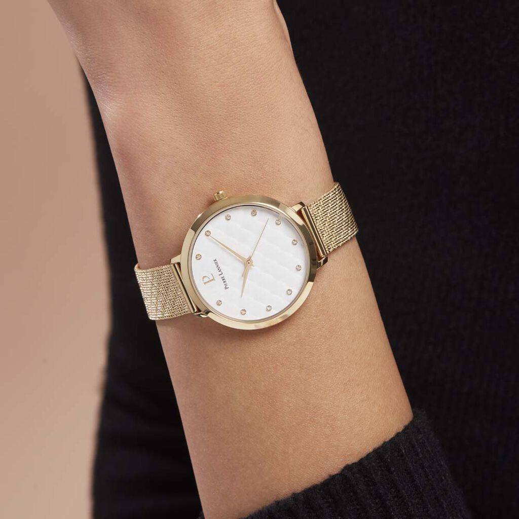 Montre Pierre Lannier Grace Blanc - Montres Femme | Histoire d’Or