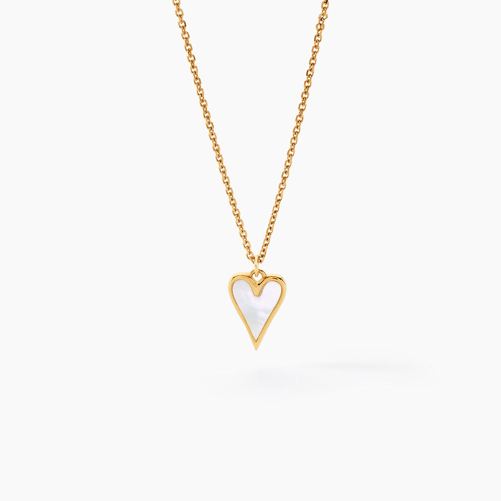 Collier Romancya Or Jaune Nacre - Colliers Femme | Histoire d’Or