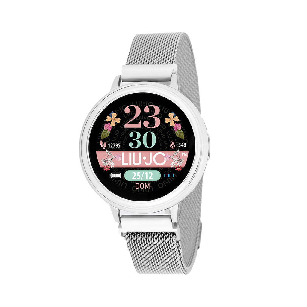 Montre Connect&eacute;e Liu Jo Smartwatch Eye Silver - Montres connect&eacute;es Femme | Histoire d&rsquo;Or