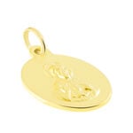 M&eacute;daille Or Jaune Jesus - Pendentifs Bapt&ecirc;me Famille | Histoire d&rsquo;Or