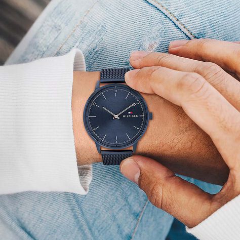 Montre Tommy Hilfiger Bleu - Montres Homme | Histoire d’Or