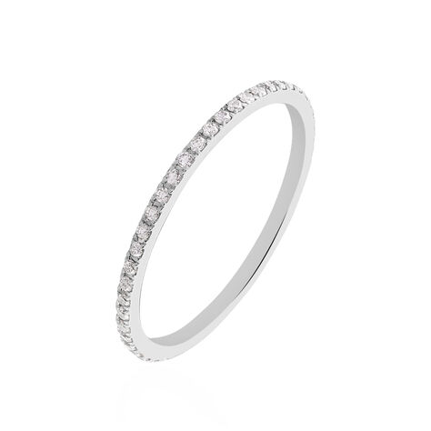 Alliance Lauralee Or Blanc Diamant - Alliances Femme | Histoire d’Or