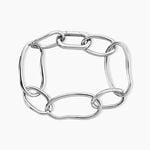 Bracelet Cecilie Acier Blanc - Bracelets fantaisie Femme | Histoire d&rsquo;Or