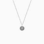 Collier Auretta Argent Blanc Oxyde De Zirconium - Colliers fantaisie Femme | Histoire d&rsquo;Or