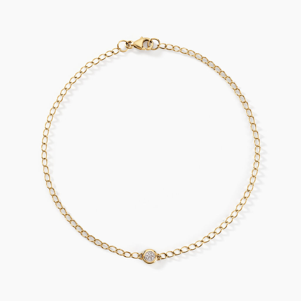 Bracelet Mahe Or Jaune Diamant - Bracelets Femme | Histoire d’Or