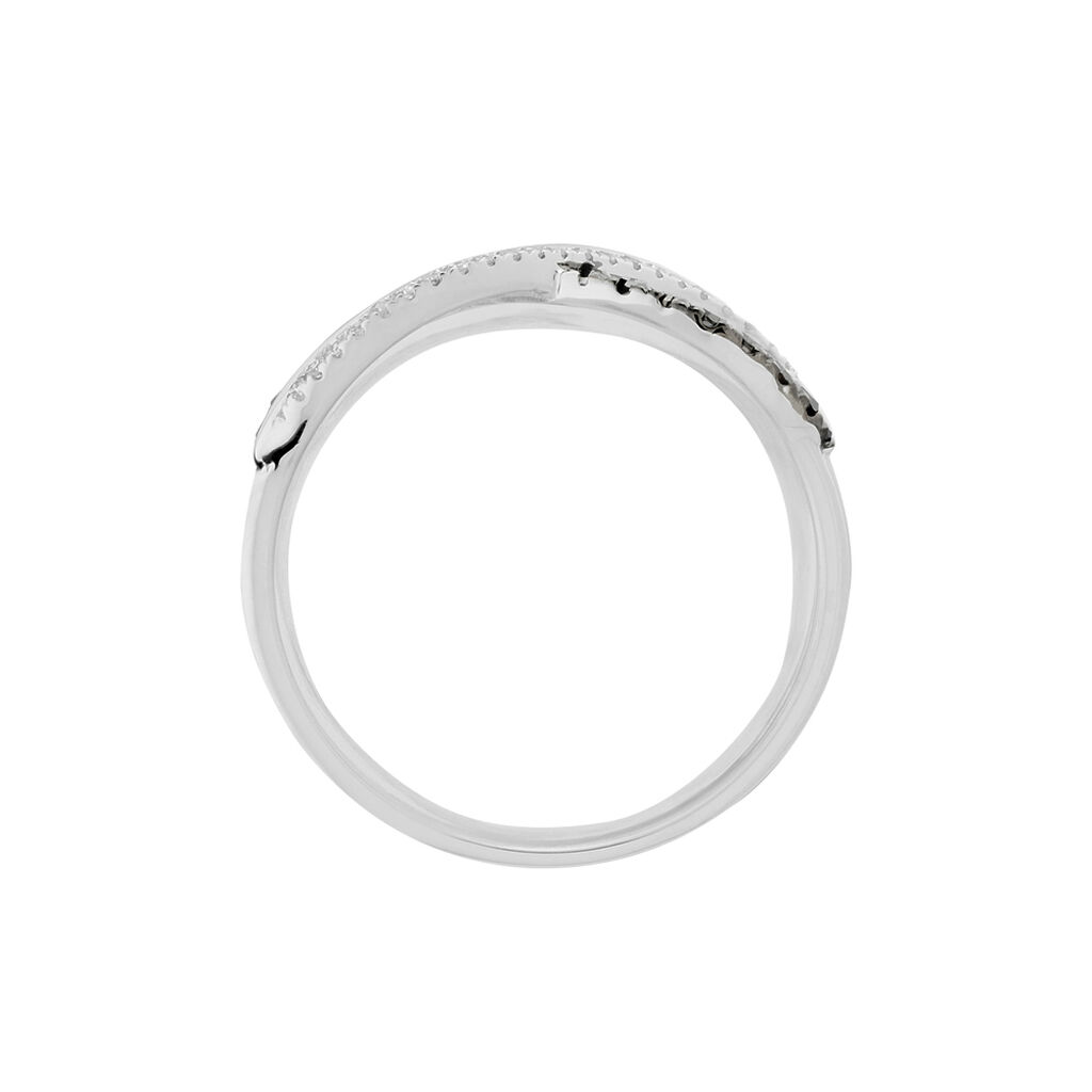Bague Rejane Or Blanc Diamant - Bagues avec pierre Femme | Histoire d’Or