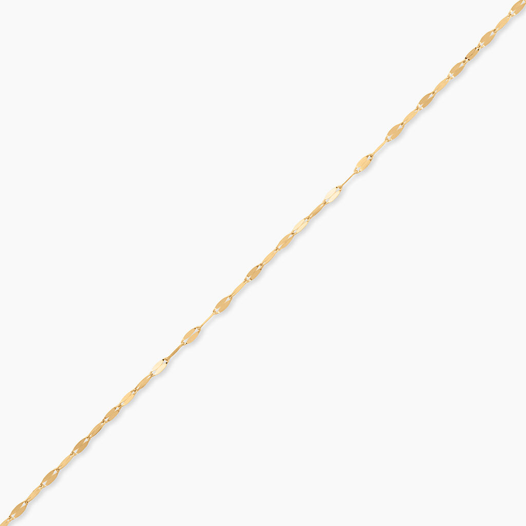 Cha&icirc;ne De Cheville Zaig Or Jaune - Cha&icirc;nes de cheville Femme | Histoire d&rsquo;Or