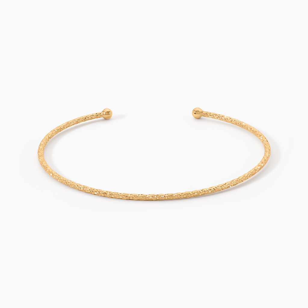 Bracelet Jonc Bohemian Plaqué Or Jaune - Bracelets joncs Femme | Histoire d’Or