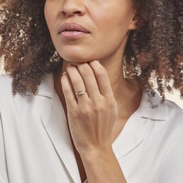 Bague Delphine Or Jaune Diamant - Bagues avec pierre Femme | Histoire d’Or