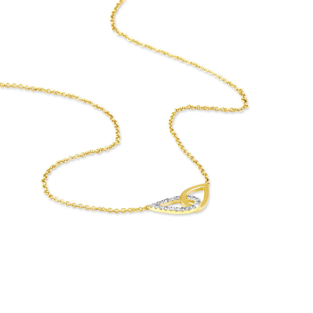 Collier Mihrimah Or Jaune Diamant - Colliers Femme | Histoire d’Or